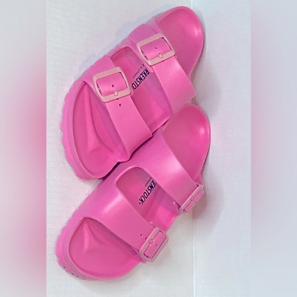 Birkenstock Women's Bright Pink Sandals size 39 us 8 - Picture 9 of 11